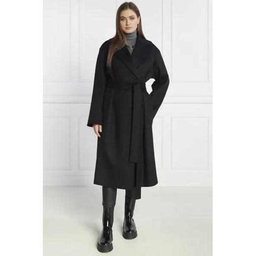 HUGO Wełniany płaszcz Mabellina | z dodatkiem kaszmiru 38 promocja Gomez Fashion Store