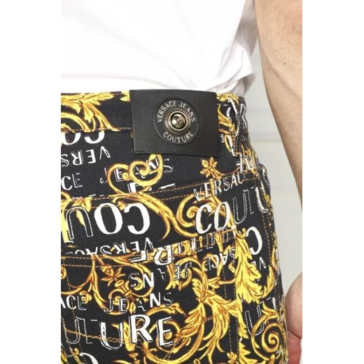 Jeansy męskie Versace Jeans młodzieżowe z elastanu 