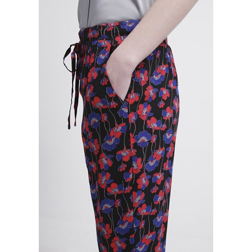 Dorothy Perkins Spodnie materiałowe red zalando szary kwiatowy
