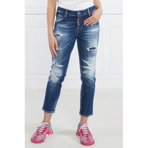 Dsquared2 Jeansy Cool Girl Crop Jeans | Regular Fit Dsquared2 34 Gomez Fashion Store