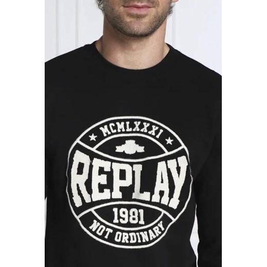 Replay Bluza | Regular Fit Replay M okazyjna cena Gomez Fashion Store