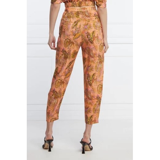 Desigual Spodnie | Regular Fit | z dodatkiem lnu Desigual XS okazja Gomez Fashion Store