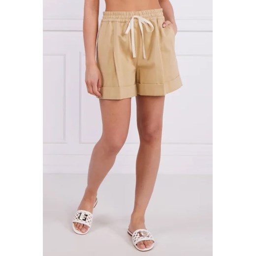 TWINSET Szorty | Regular Fit | z dodatkiem lnu Twinset 38 okazyjna cena Gomez Fashion Store