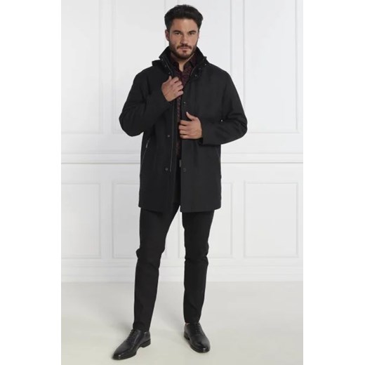 BOSS Wełniany płaszcz H-Camron-234 46 Gomez Fashion Store