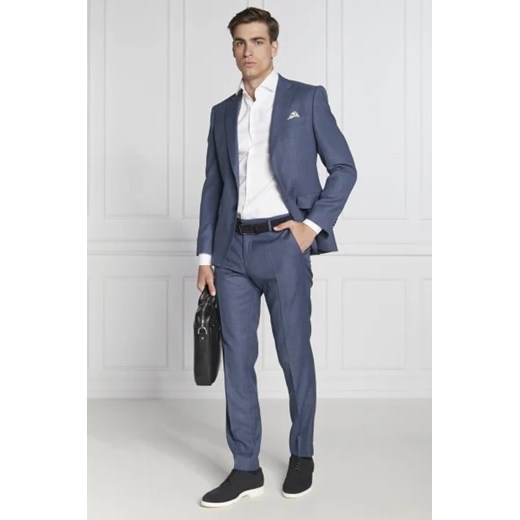 BOSS Wełniane spodnie H-Genius-MM-224 | Regular Fit 48 okazyjna cena Gomez Fashion Store