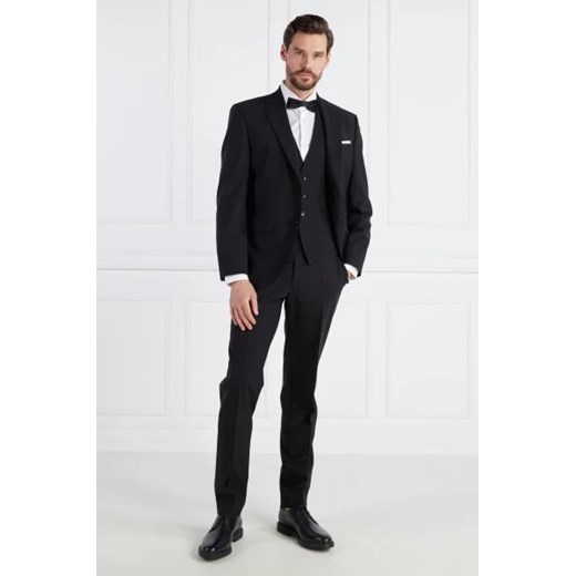BOSS Wełniane spodnie H-Lenon-MM-224 | Regular Fit 46 Gomez Fashion Store