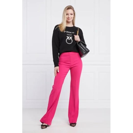 Pinko Spodnie cygaretki HULKA 3 | flare fit Pinko 34 wyprzedaż Gomez Fashion Store