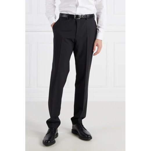BOSS BLACK Wełniane spodnie H-Lenon-MM-224 | Regular Fit 56 okazja Gomez Fashion Store