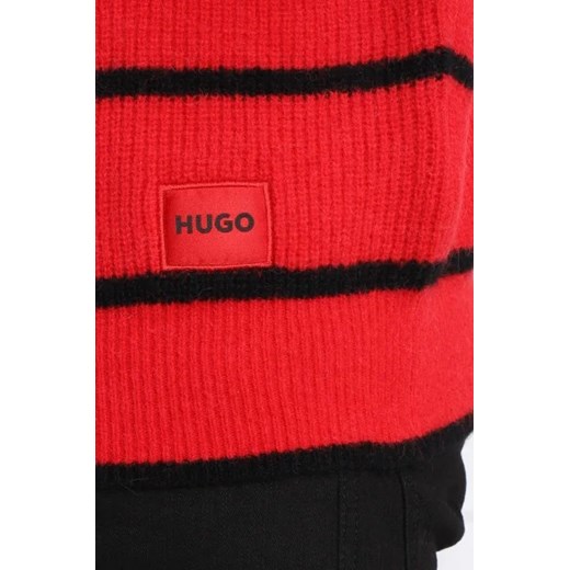 Sweter męski czerwony Hugo Boss
