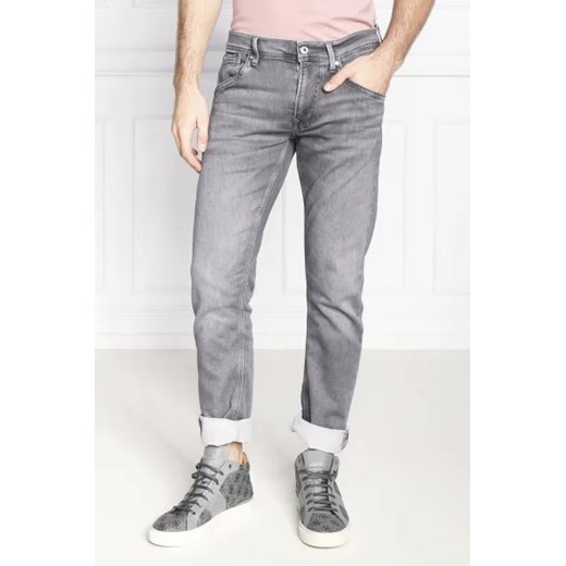 Jeansy męskie Pepe Jeans z elastanu