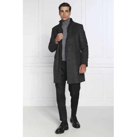 BOSS BLACK Płaszcz H-Hyde-J-Bib-Pad-224 | z dodatkiem wełny 54 okazja Gomez Fashion Store