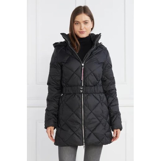 Tommy Hilfiger Puchowy płaszcz ELEVATED BELTED Tommy Hilfiger XXL okazyjna cena Gomez Fashion Store