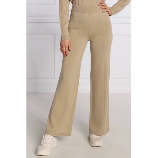 Max Mara Leisure Wełniane spodnie RAGTIME | Relaxed fit XL Gomez Fashion Store wyprzedaż
