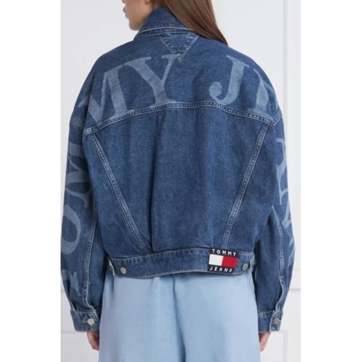 Tommy Jeans Kurtka jeansowa WIDE SLEEVE | Oversize fit Tommy Jeans XL promocyjna cena Gomez Fashion Store