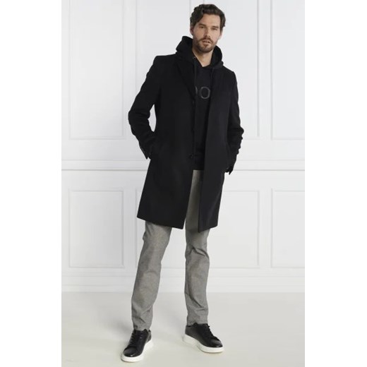 BOSS BLACK Wełniany płaszcz H Hyde | z dodatkiem kaszmiru 50 okazja Gomez Fashion Store