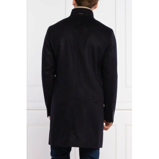 BOSS Wełniany płaszcz H-Hyde Standup 214 | z dodatkiem kaszmiru 54 okazyjna cena Gomez Fashion Store