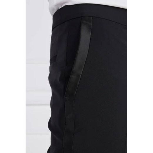HUGO Wełniane spodnie Hesten224E1X | Extra slim fit 44 Gomez Fashion Store