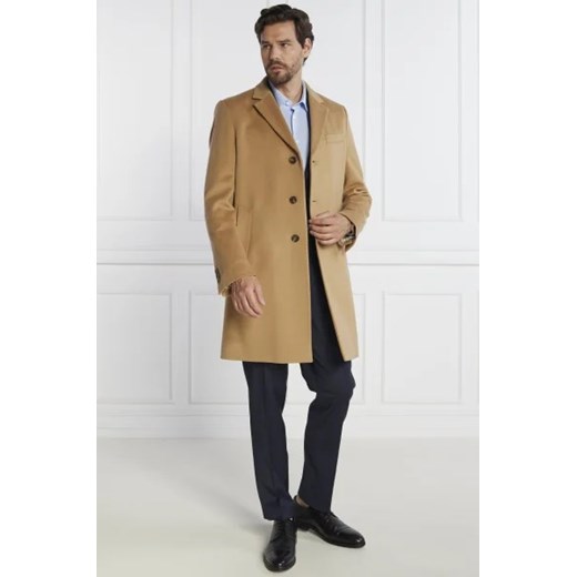 BOSS Wełniany płaszcz H Hyde | z dodatkiem kaszmiru 56 okazja Gomez Fashion Store