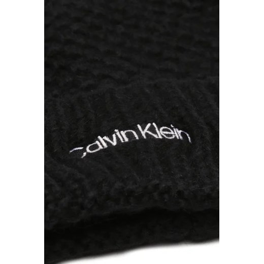 Calvin Klein Wełniana czapka Calvin Klein Uniwersalny Gomez Fashion Store wyprzedaż