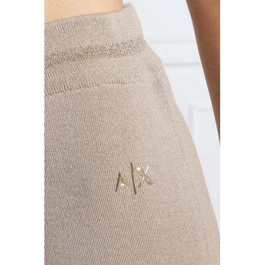 Armani Exchange Spodnie | Regular Fit | z dodatkiem wełny Armani Exchange L promocyjna cena Gomez Fashion Store