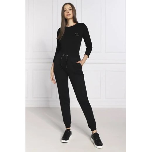 Spodnie damskie Armani Exchange z dresu casualowe