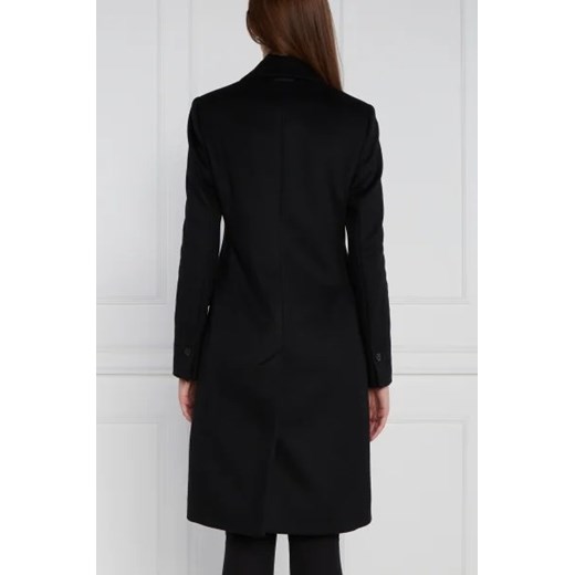 Calvin Klein Wełniany płaszcz ESSANTIAL CROMBIE | z dodatkiem kaszmiru Calvin Klein 38 Gomez Fashion Store