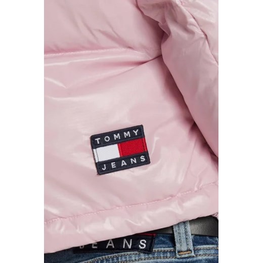 Kurtka damska Tommy Jeans z kapturem jesienna krótka
