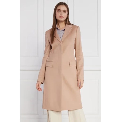 Calvin Klein Płaszcz ESSANTIAL CROMBIE | z dodatkiem kaszmiru Calvin Klein 42 okazja Gomez Fashion Store