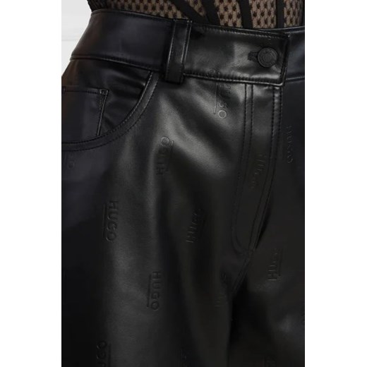 HUGO Spodnie Hugara | Relaxed fit | high rise 38 okazja Gomez Fashion Store