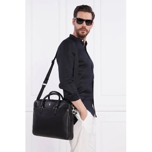 POLO RALPH LAUREN Skórzana torba na laptopa 15" Polo Ralph Lauren Uniwersalny Gomez Fashion Store