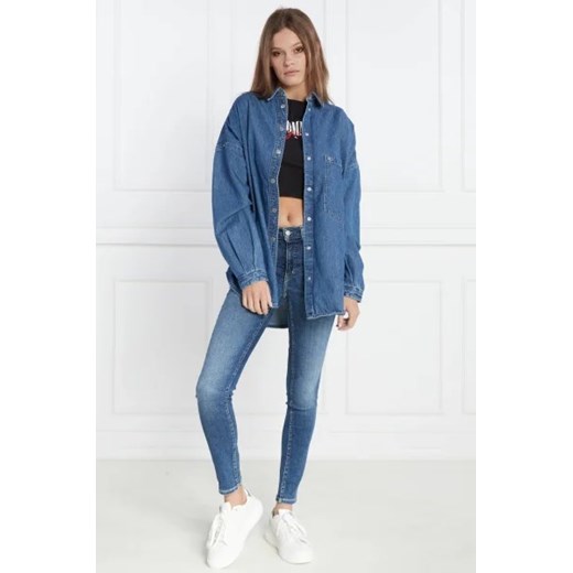 Tommy Jeans Koszula | Relaxed fit | denim Tommy Jeans S Gomez Fashion Store