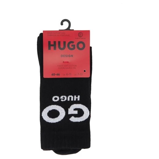 Hugo Bodywear Skarpety QS RIB SLOGAN CC 40-46 wyprzedaż Gomez Fashion Store