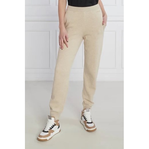 Calvin Klein Spodnie dzianinowe | Regular Fit | z dodatkiem kaszmiru Calvin Klein XS okazyjna cena Gomez Fashion Store