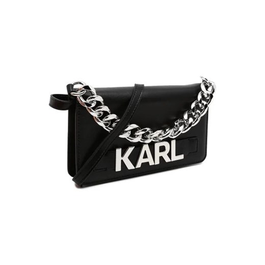 Karl Lagerfeld Skórzane etui na telefon K/Letters Karl Lagerfeld Uniwersalny okazyjna cena Gomez Fashion Store