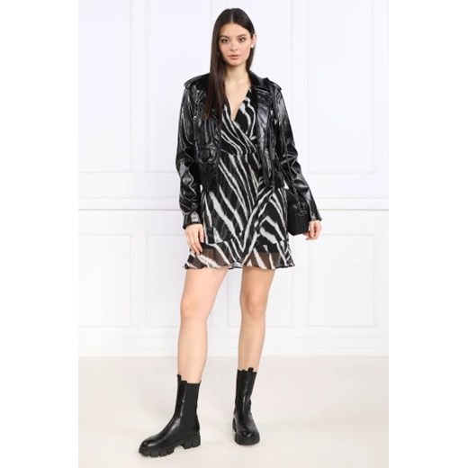 DKNY Kurtka CRACKLE MOTO | Regular Fit XS Gomez Fashion Store wyprzedaż