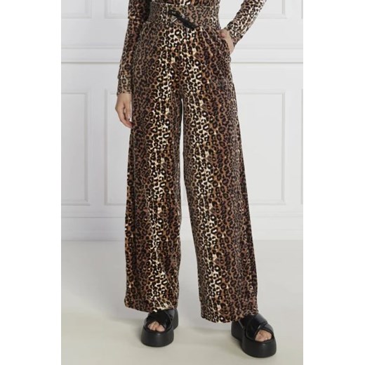 Juicy Couture Spodnie dresowe BEXLEY LEOPARD | Palazzo Juicy Couture XL okazyjna cena Gomez Fashion Store