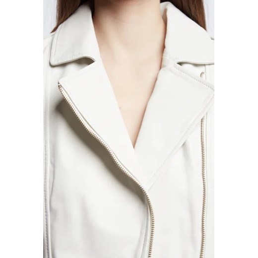 Liu Jo Skórzana kurtka | Regular Fit Liu Jo 34 wyprzedaż Gomez Fashion Store