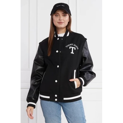 Tommy Jeans Kurtka bomber | Regular Fit | z dodatkiem wełny Tommy Jeans S Gomez Fashion Store