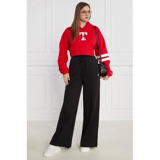Spodnie damskie Tommy Jeans z bawełny