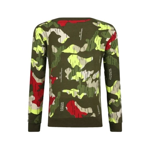 Bluza chłopięca zielona Guess na zimę 
