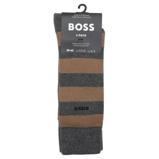BOSS Skarpety 2-pack 2P RS BlockStrCol CC 43-46 Gomez Fashion Store