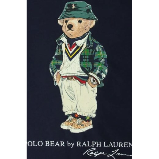 T-shirt chłopięce granatowy Polo Ralph Lauren z długimi rękawami 