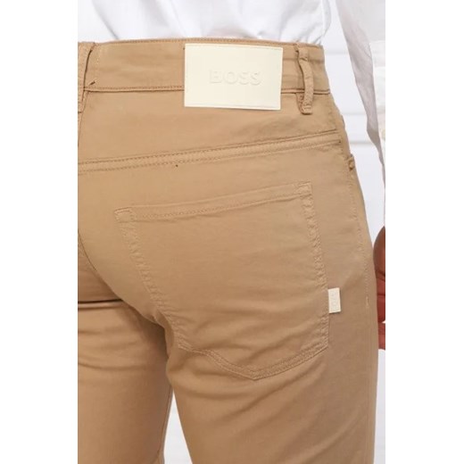 BOSS Spodnie chino Delaware3-1-20 | Slim Fit | stretch 38/34 okazyjna cena Gomez Fashion Store