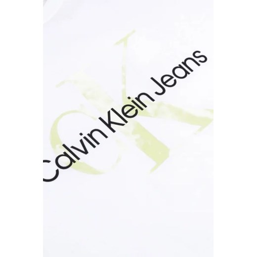 CALVIN KLEIN JEANS T-shirt MONOGRAM PRINT LOGO | Regular Fit 164 Gomez Fashion Store