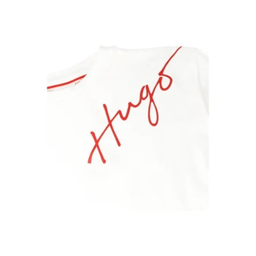 T-shirt chłopięce Hugo Kids biały 