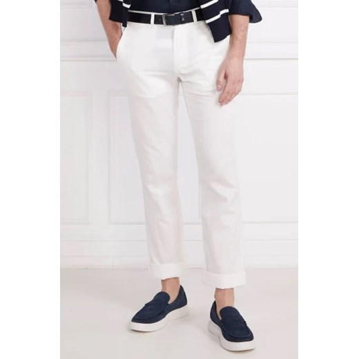 POLO RALPH LAUREN Lniane spodnie | Straight fit Polo Ralph Lauren 30/32 wyprzedaż Gomez Fashion Store