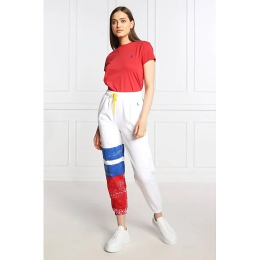 Wielokolorowe spodnie damskie Polo Ralph Lauren