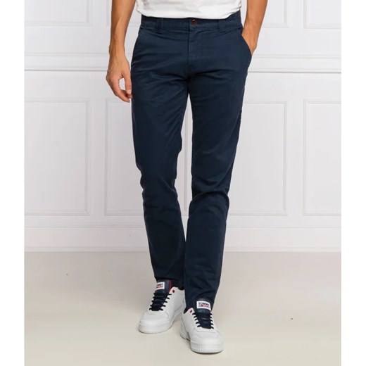 Tommy Jeans Spodnie chino Scanton | Slim Fit ze sklepu Gomez Fashion Store w kategorii Spodnie męskie - zdjęcie 164318904