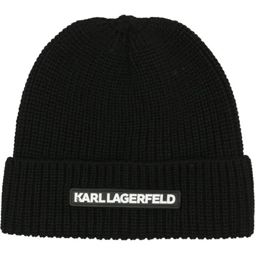 Karl Lagerfeld Wełniana czapka Karl Lagerfeld Uniwersalny Gomez Fashion Store