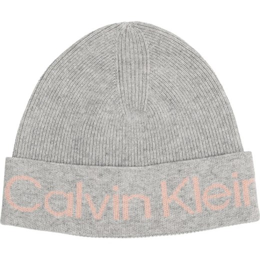 Calvin Klein Czapka | z dodatkiem wełny i kaszmiru Calvin Klein Uniwersalny wyprzedaż Gomez Fashion Store